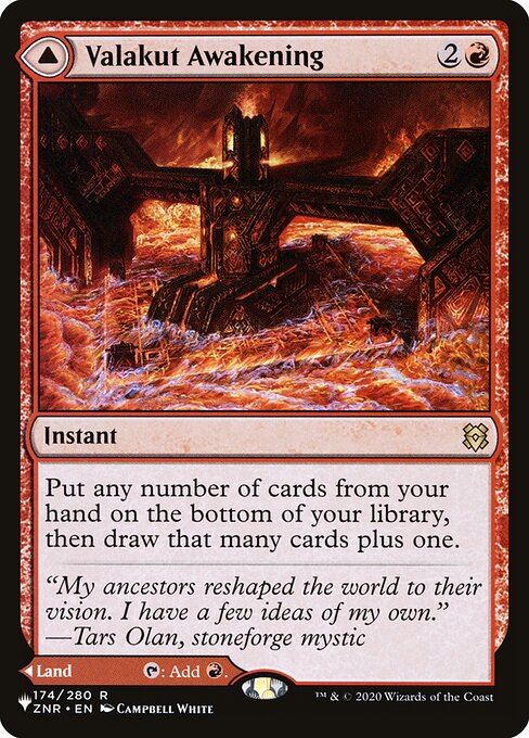 Valakut Awakening // Valakut Stoneforge from The List
