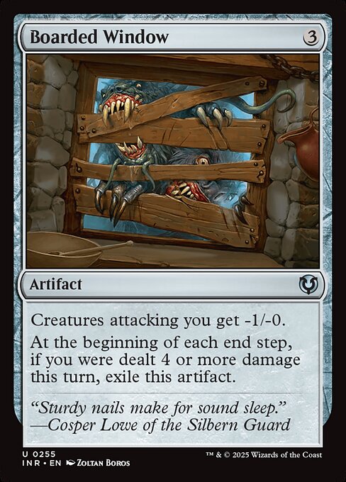Boarded Window highlighted card art
