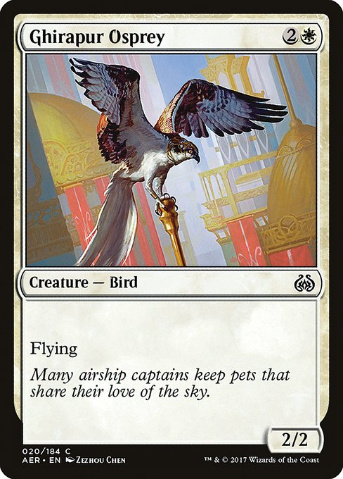 Ghirapur Osprey highlighted card art