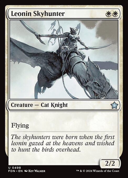 Leonin Skyhunter highlighted card art