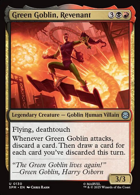 Green Goblin, Revenant highlighted card art