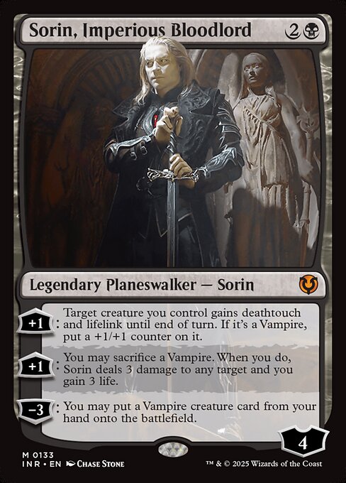 Sorin, Imperious Bloodlord highlighted card art