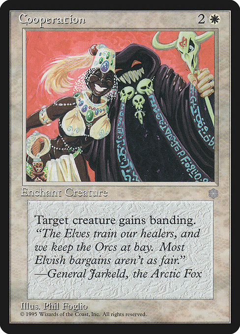 Cooperation highlighted card art