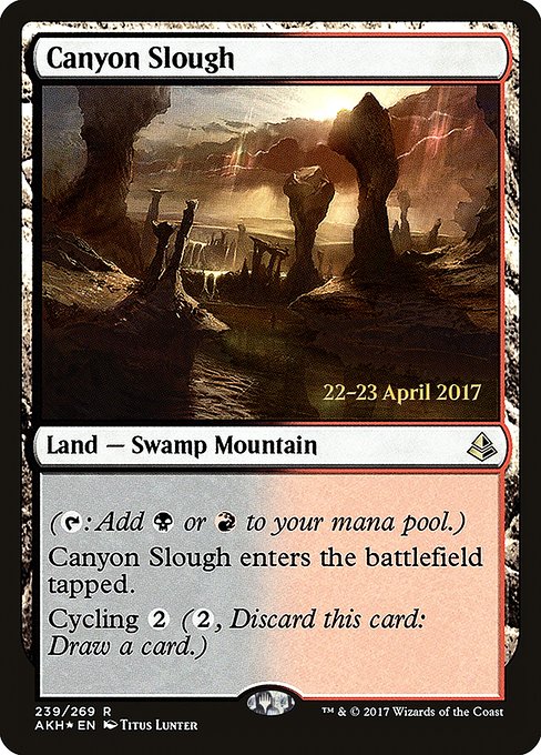 Canyon Slough from Amonkhet Promos