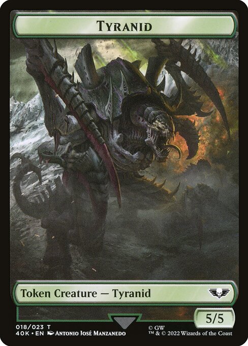 Tyranid highlighted card art