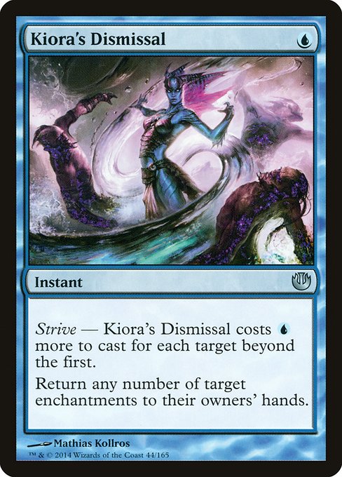 Kiora's Dismissal highlighted card art