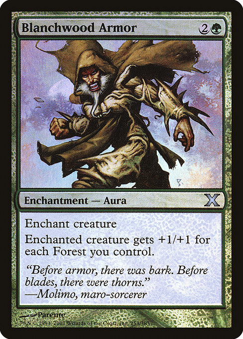 Blanchwood Armor from Tenth Edition