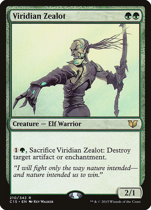 Viridian Zealot from Commander 2015
