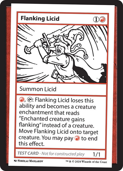Flanking Licid highlighted card art