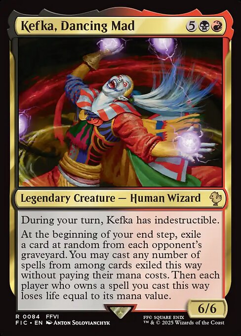 Kefka, Dancing Mad highlighted card art