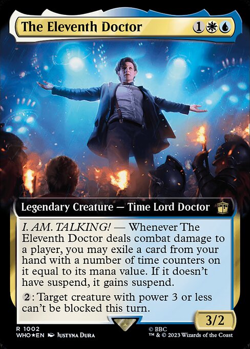 The Eleventh Doctor highlighted card art
