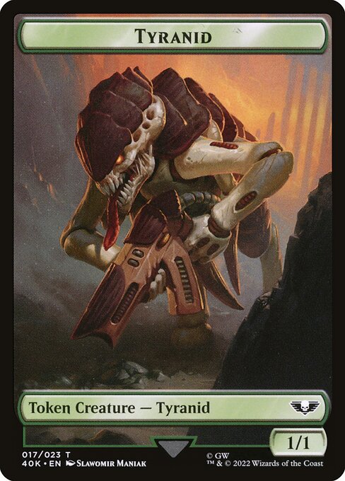Tyranid highlighted card art