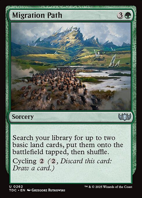 Migration Path highlighted card art
