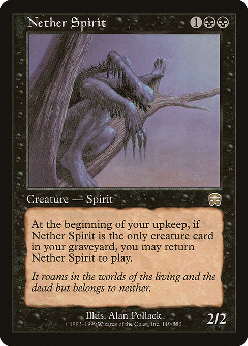 Nether Spirit from Mercadian Masques