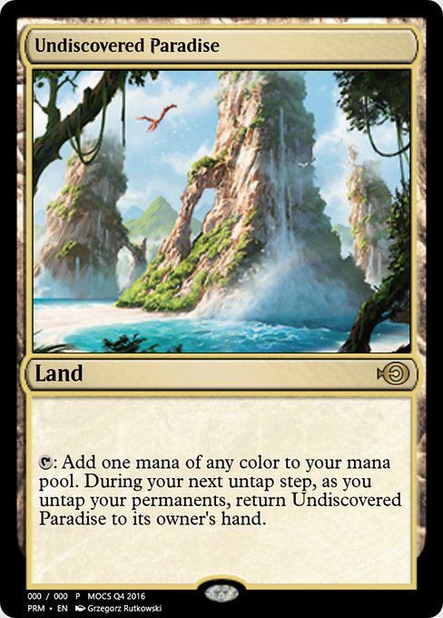 Undiscovered Paradise highlighted card art