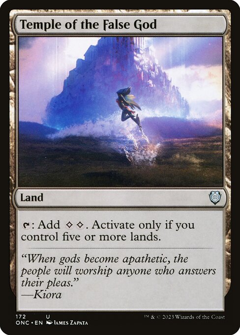 Temple of the False God from Phyrexia: All Will Be One Commander