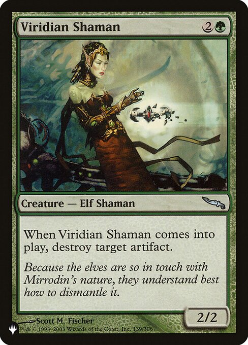 Viridian Shaman highlighted card art