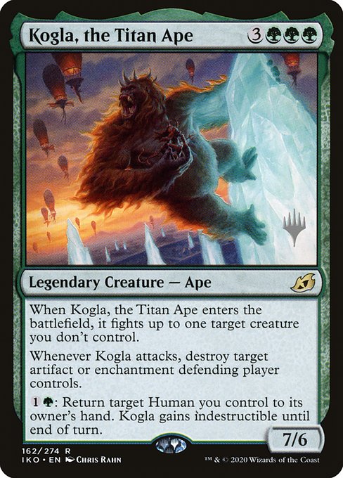 Kogla, the Titan Ape from Ikoria: Lair of Behemoths Promos
