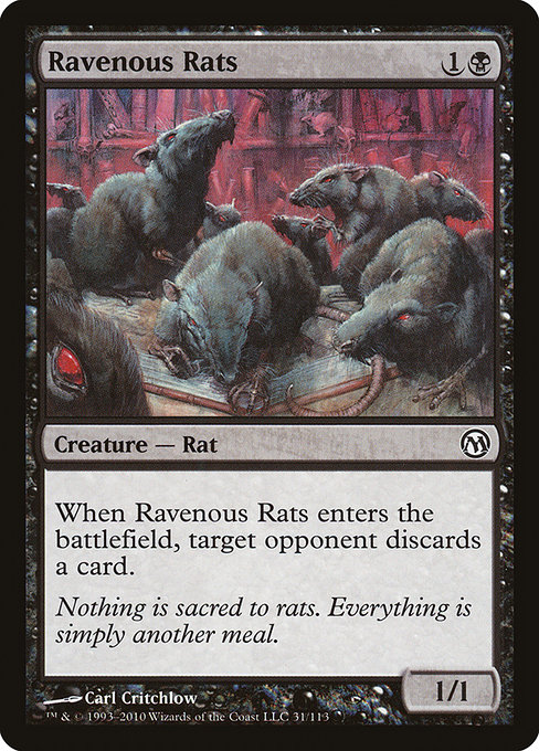 Ravenous Rats from Duels of the Planeswalkers