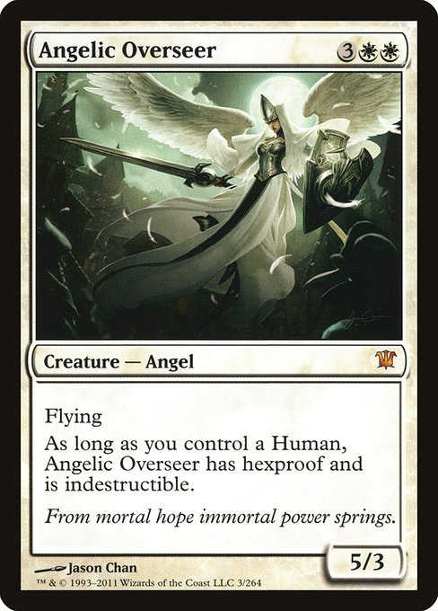 Angelic Overseer highlighted card art