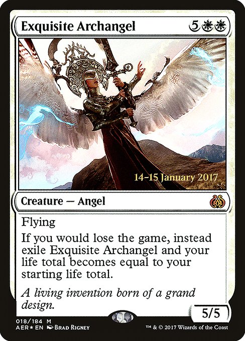 Exquisite Archangel highlighted card art