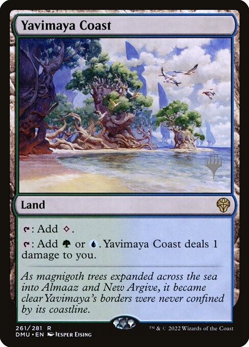 Yavimaya Coast from Dominaria United Promos