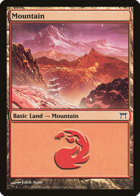 Mountain from Champions of Kamigawa