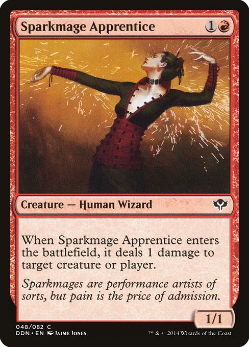 Sparkmage Apprentice from Duel Decks: Speed vs. Cunning