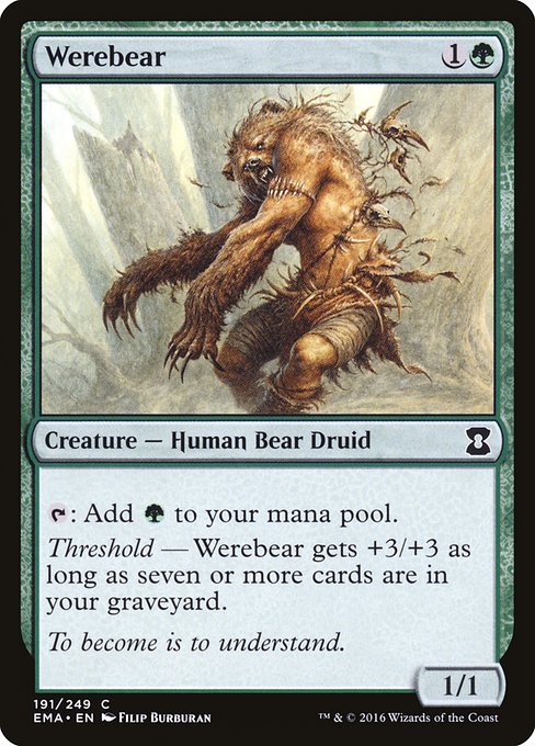 Werebear from Eternal Masters