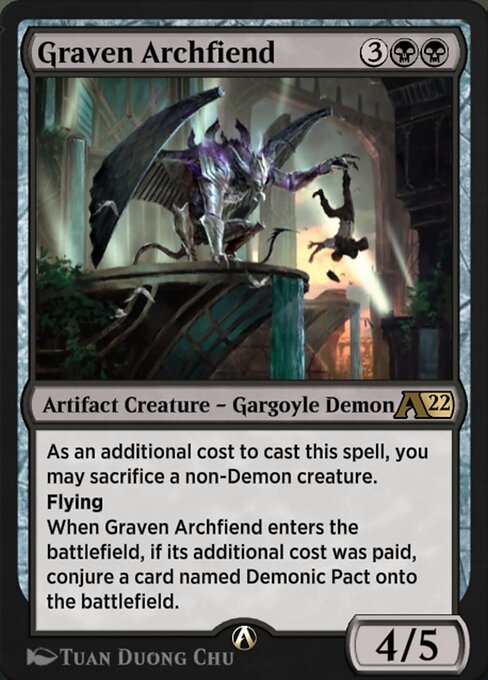 Graven Archfiend highlighted card art