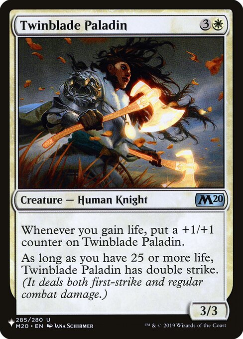 Twinblade Paladin from The List