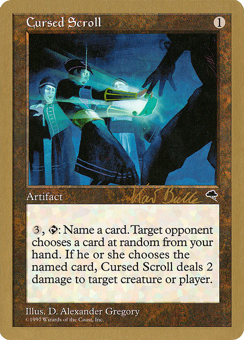 Cursed Scroll from World Championship Decks 1999