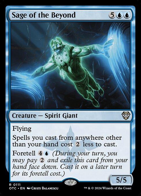 Sage of the Beyond highlighted card art