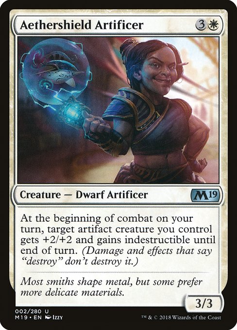 Aethershield Artificer from Core Set 2019