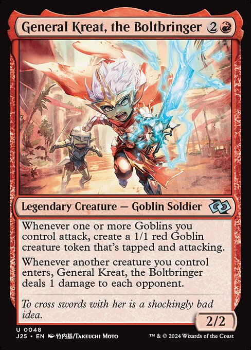General Kreat, the Boltbringer highlighted card art
