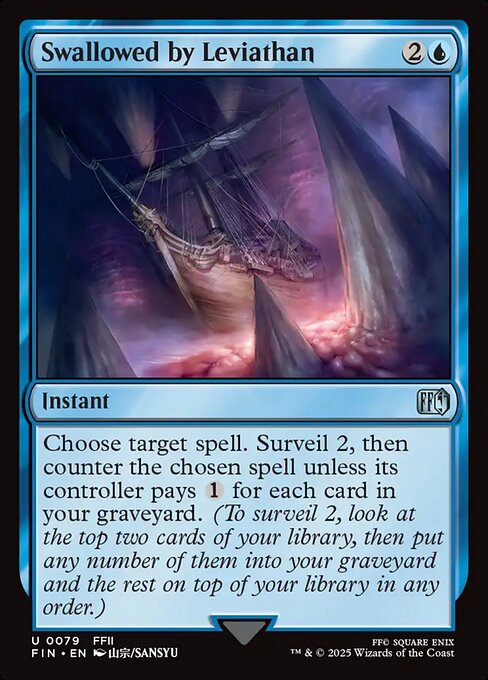Swallowed by Leviathan highlighted card art