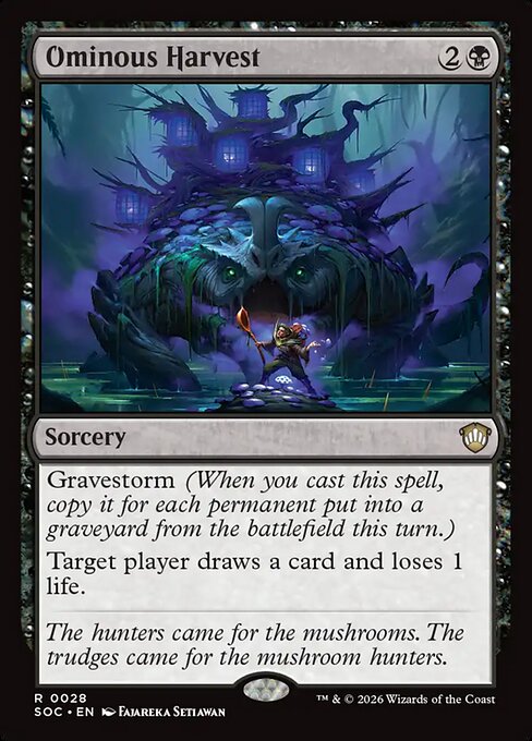 Ominous Harvest from Secrets of Strixhaven Commander