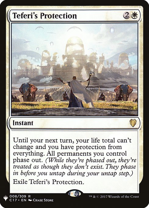 Teferi's Protection from The List