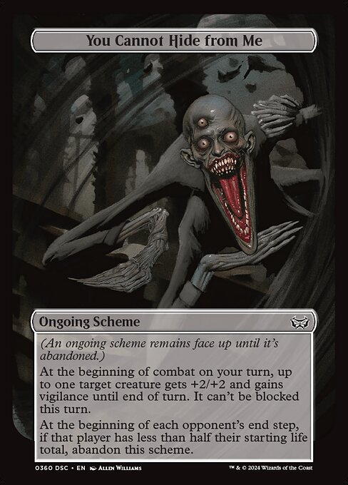 You Cannot Hide from Me highlighted card art