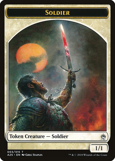 Soldier from Masters 25 Tokens
