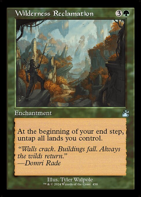 Wilderness Reclamation from Ravnica Remastered