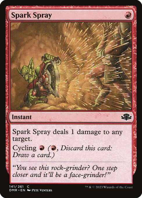 Spark Spray highlighted card art