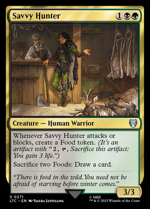 Savvy Hunter highlighted card art