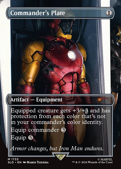 Commander's Plate highlighted card art