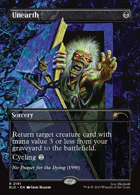 Unearth highlighted card art