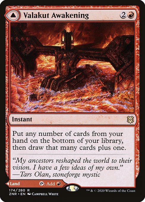 Valakut Awakening // Valakut Stoneforge from Zendikar Rising