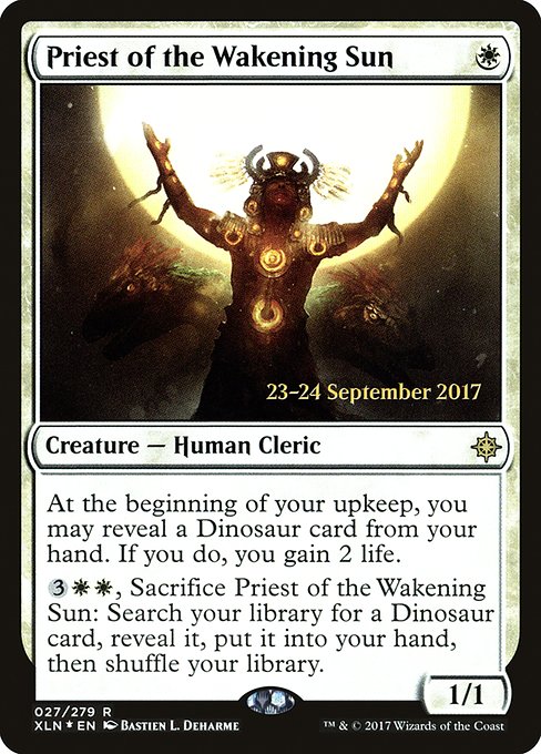 Priest of the Wakening Sun from Ixalan Promos