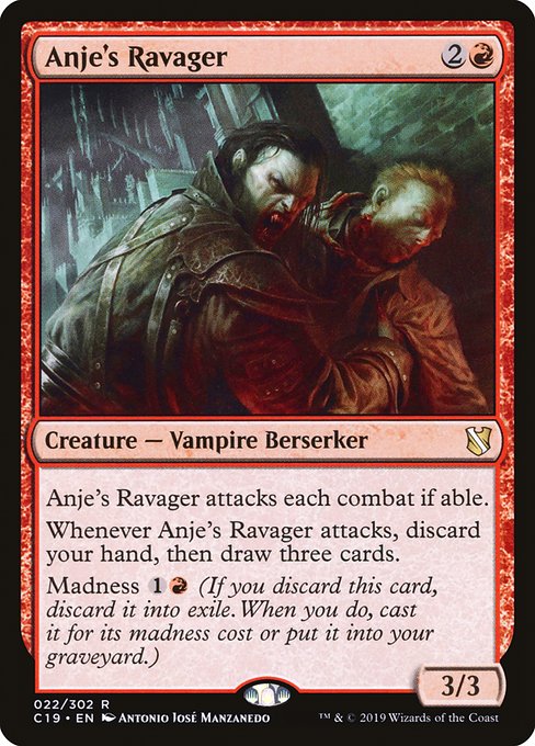 Anje's Ravager from Commander 2019