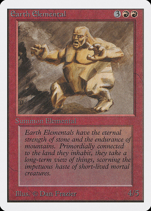 Earth Elemental from Unlimited Edition