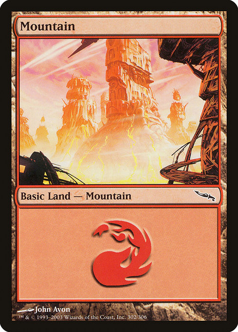 Mountain from Mirrodin